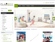 Tablet Screenshot of playbox.lt