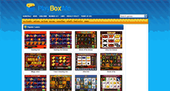 Desktop Screenshot of playbox.me